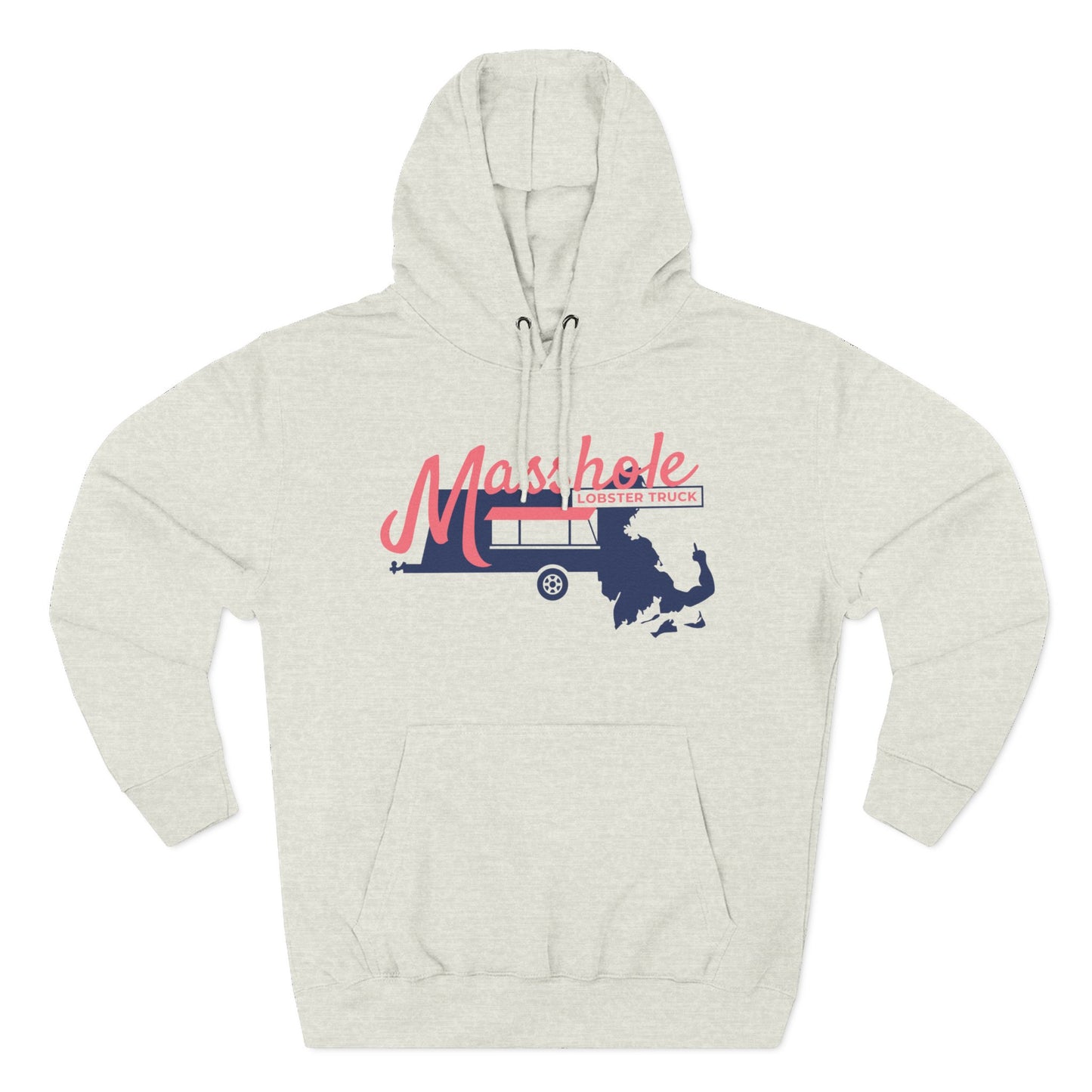 Three-Panel Fleece Hoodie