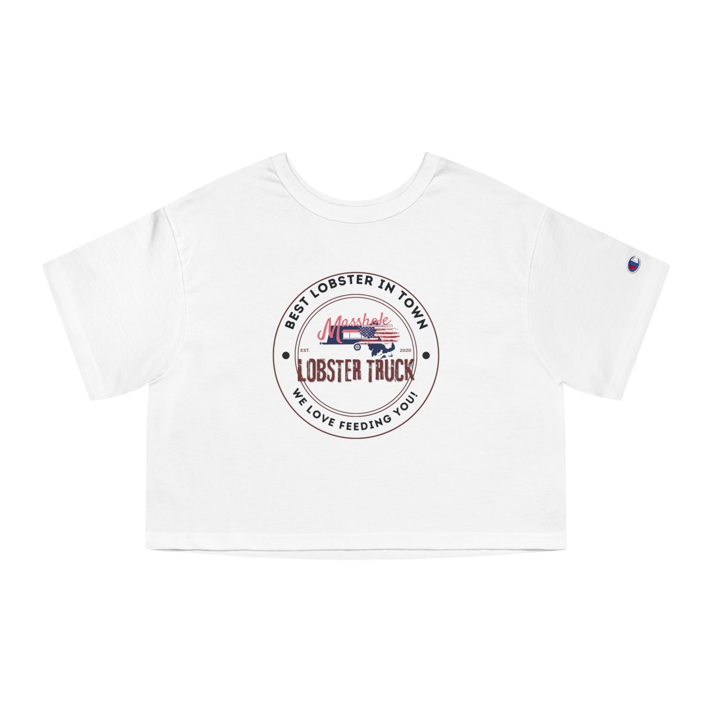 Cropped Graphic T-Shirt for Foodies, Perfect for Summer, Casual Wear, Lobster Lovers, Beach Days, Seafood Festivals