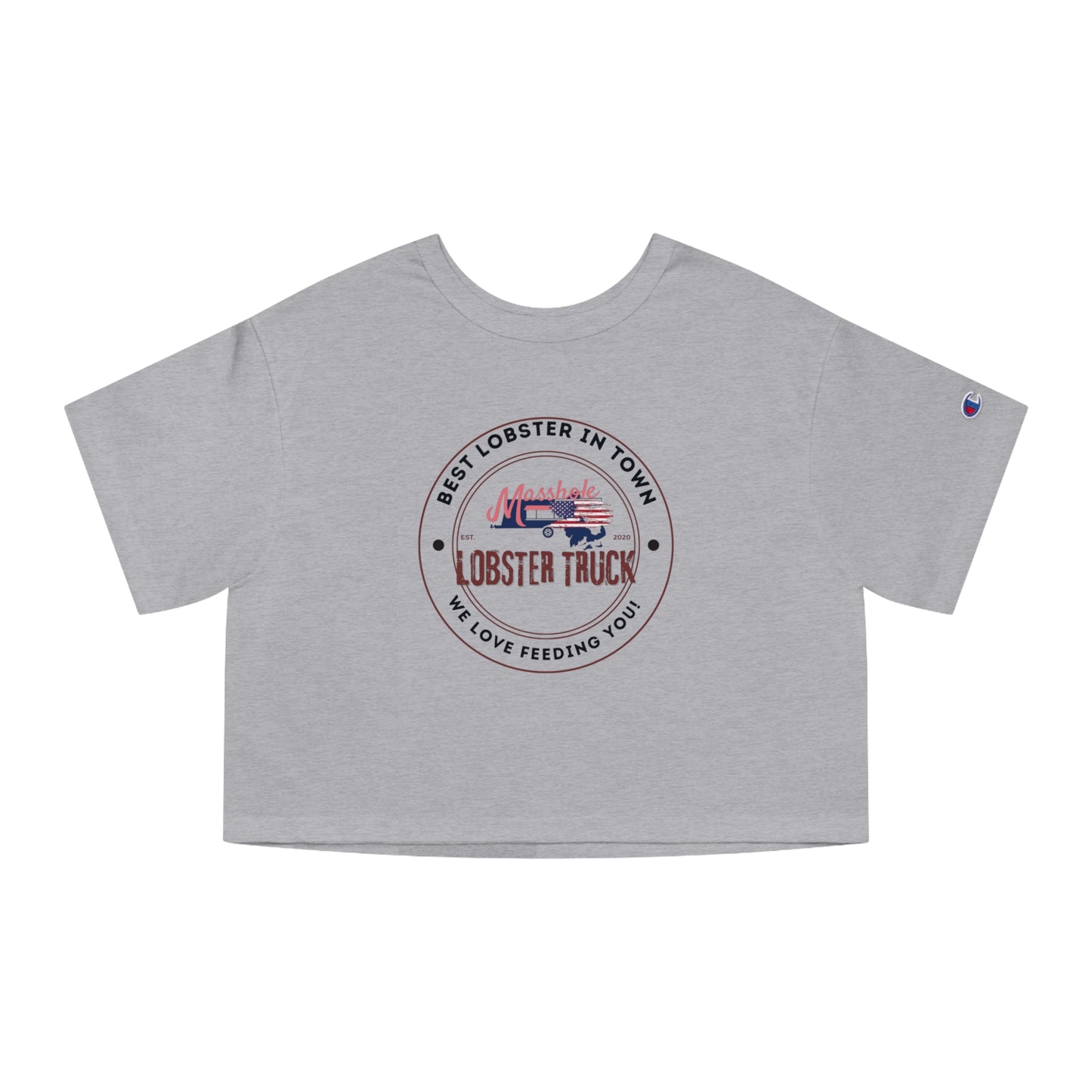 Cropped Graphic T-Shirt for Foodies, Perfect for Summer, Casual Wear, Lobster Lovers, Beach Days, Seafood Festivals
