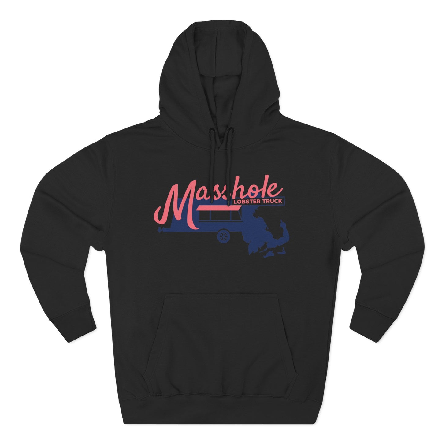 Three-Panel Fleece Hoodie