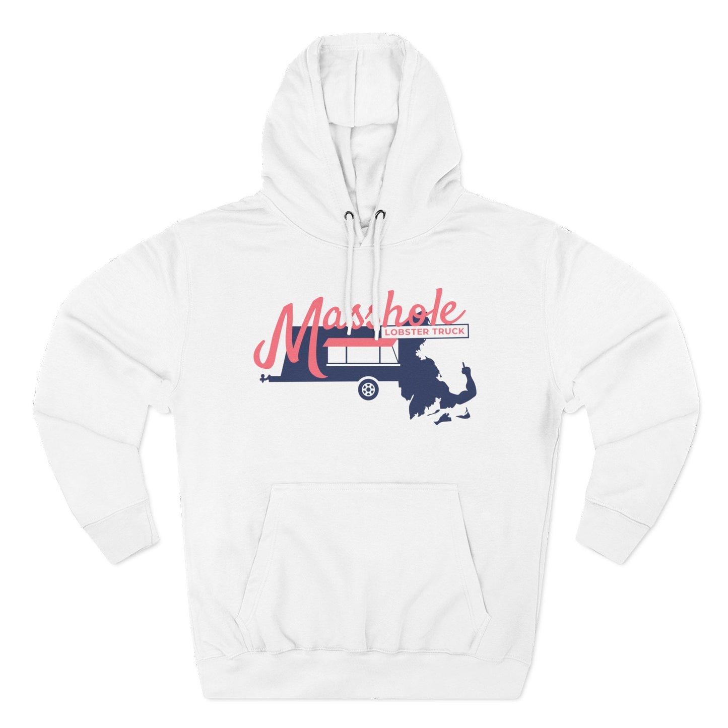 Three-Panel Fleece Hoodie
