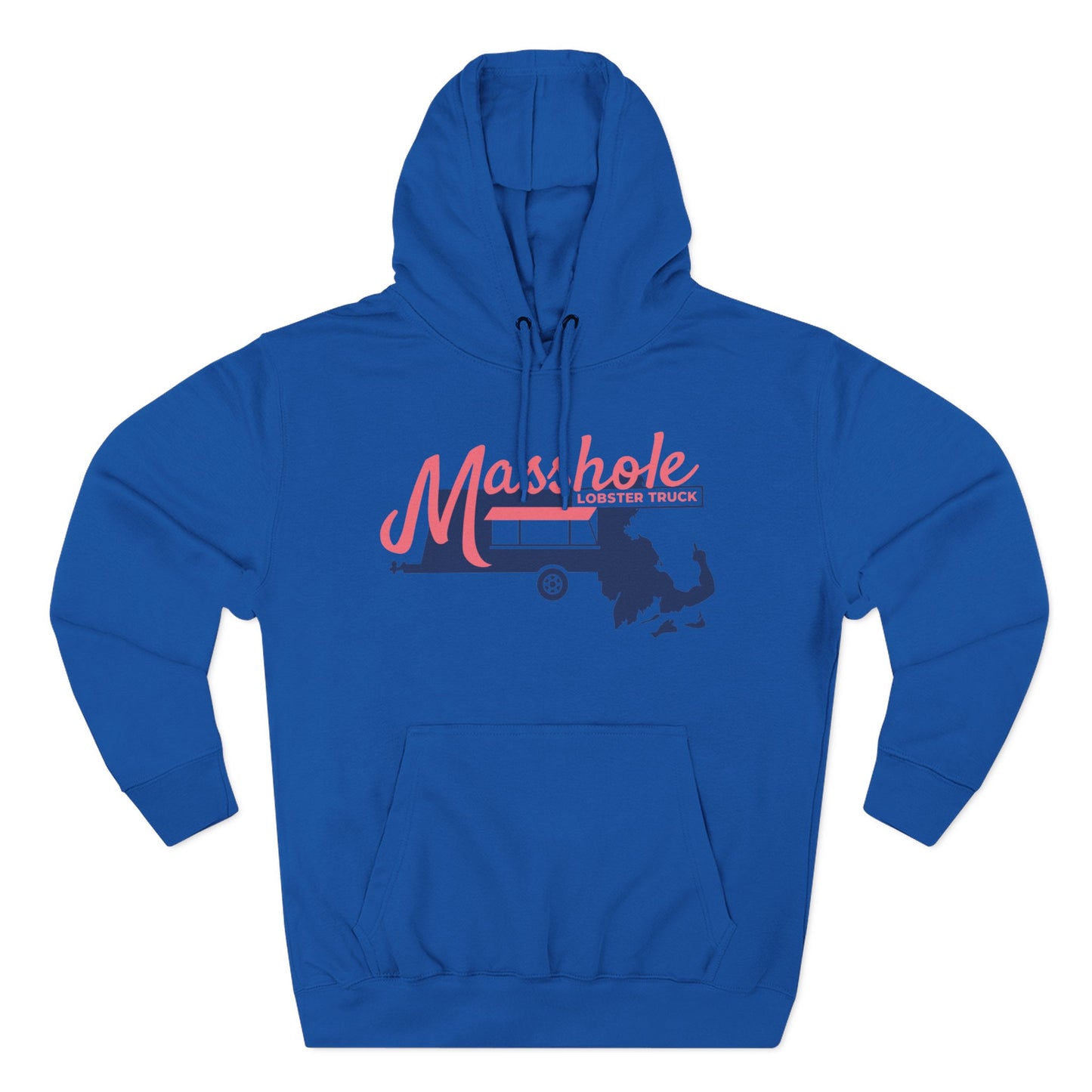 Three-Panel Fleece Hoodie