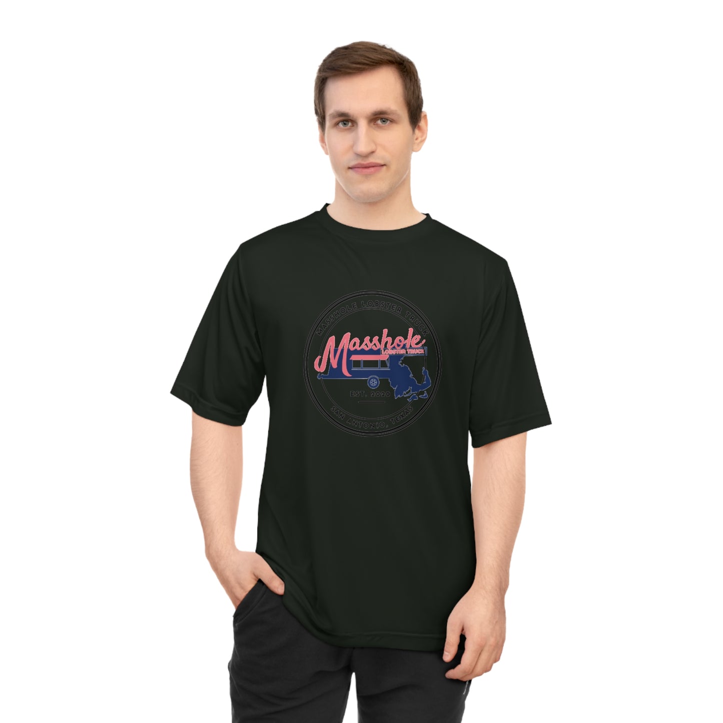 Massachusetts Zone Performance T-Shirt - Unisex Activewear for Outdoors, Fitness, Gym, Travel, Sports Events, Casual Wear